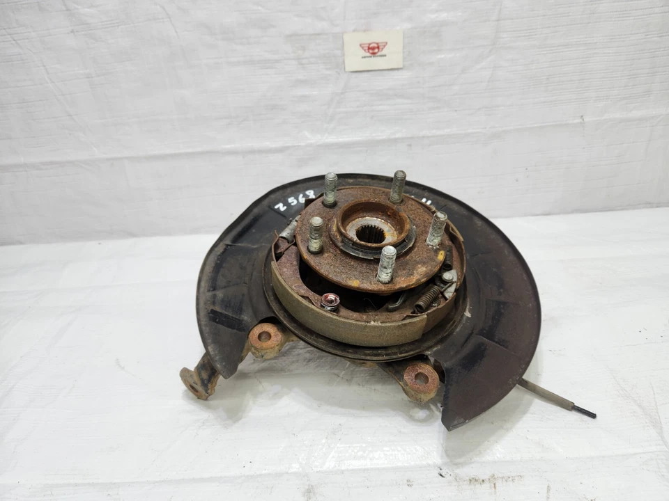 2013-2015 Mitsubishi Lancer Evolution Spindle Knuckle Hub Rear Left LH OEM - Image 2 of 4