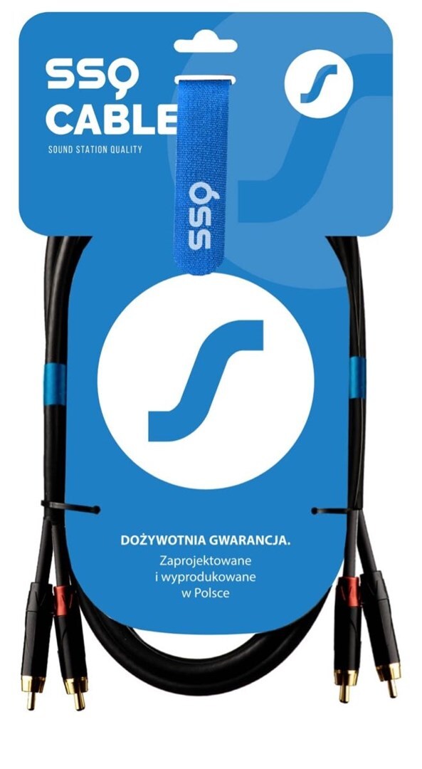 5907688758740 SSQ RCARCA3 - Кабель 2x RCA - 2x RCA - 3 м ЗВУКОВАЯ СТАНЦИЯ Schwarz Q 6190₽