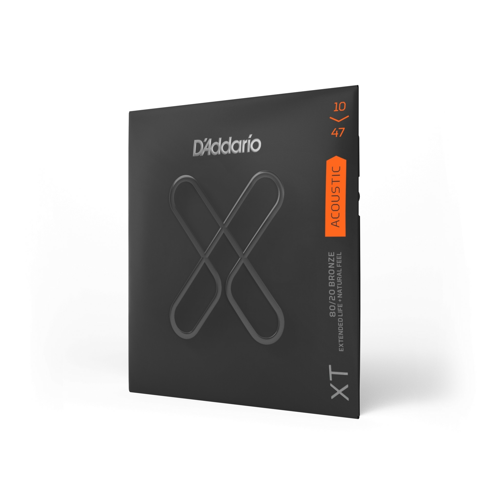 D'Addario XTABR1047 Acoustic Guitar XT 80/20 Bronze Strings, Extra Light, 10-47