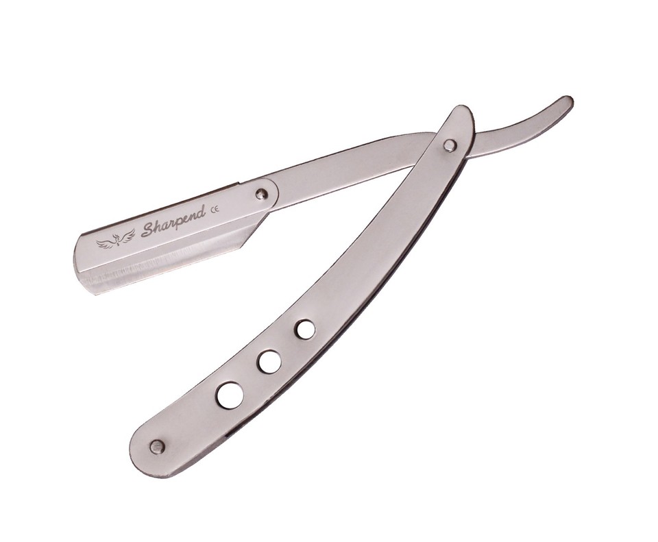 Frankys Barber Straight Cut Throat Shavette Razor – Steel Handle, 10 Blades Included - View #6