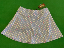 New Womens RLX RALPH LAUREN BLUE MULTI-PANELED PERFORMANCE WICKING GOLF SKORT