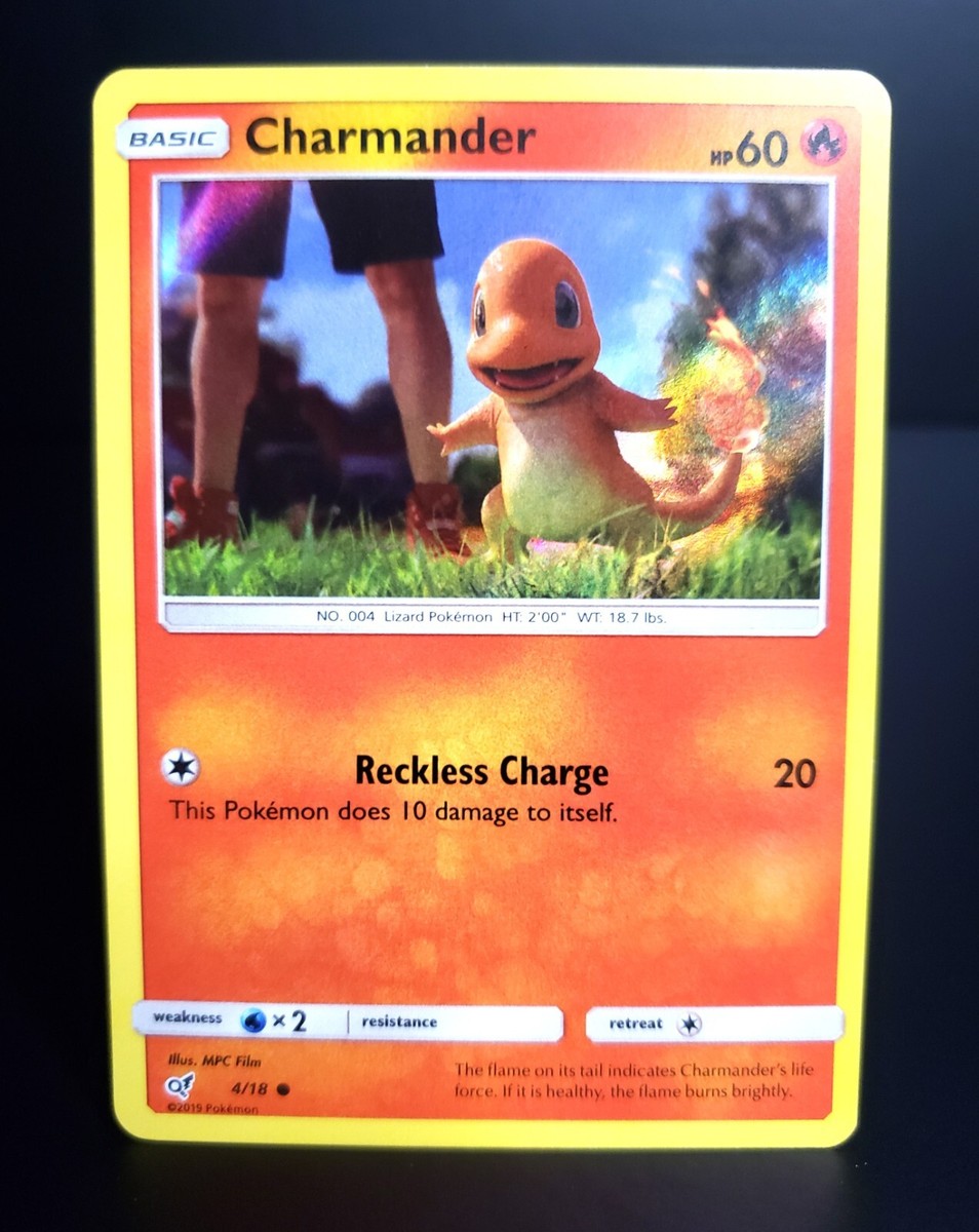 Pokémon TCG - CHARMANDER - 4/18 - Holo - Detective Pikachu (2019