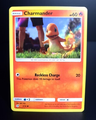 Pokémon TCG - CHARMANDER - 4/18 - Holo - Detective Pikachu (2019