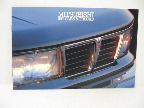 1991 Mitsubishi 3000GT Eclipse Galant Mirage Montero Dealer Brochure Catalog