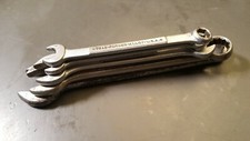 Lot of 5 Vintage Barcalo (Buffalo) Wrenches (4) Combo (1) Open-end Made in USA