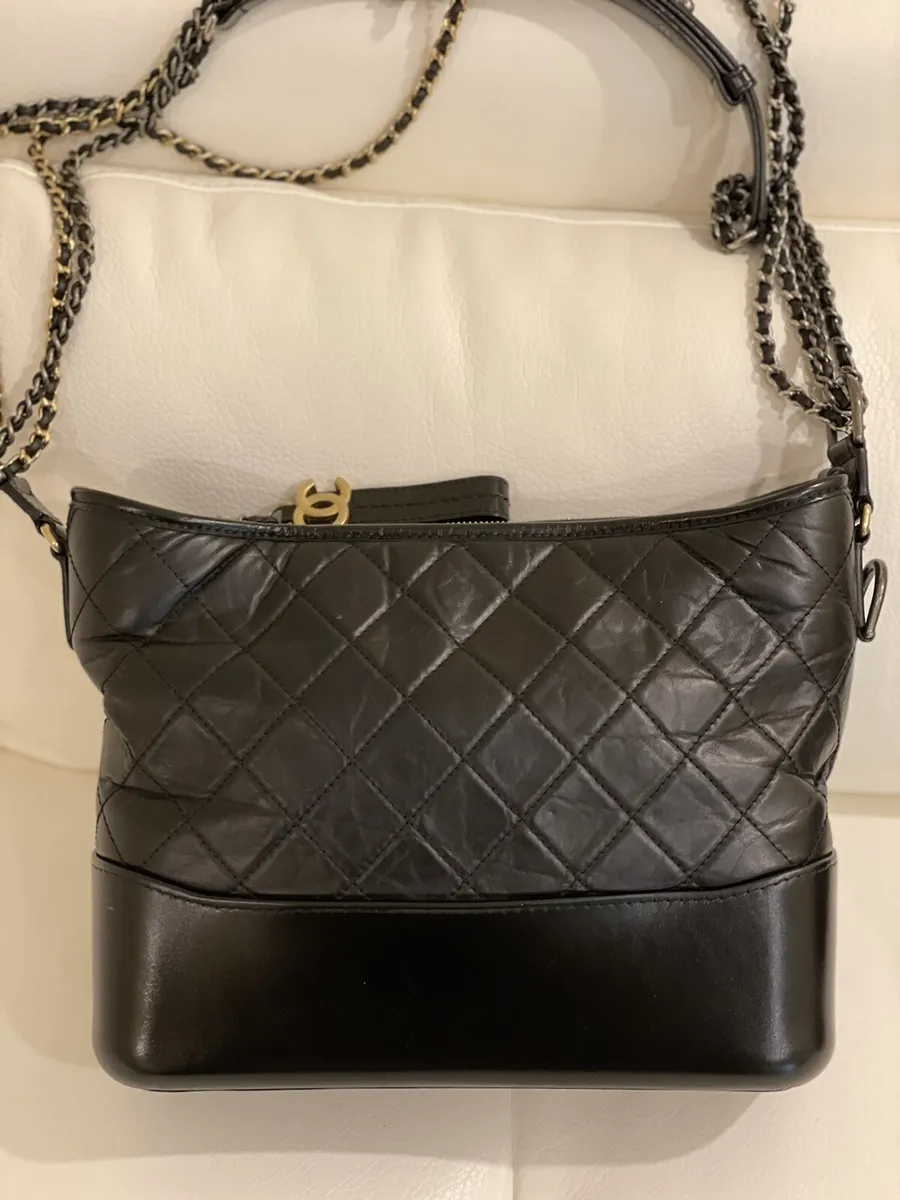 Chanel White Quilted Calfskin Small Gabrielle Hobo Bag Gold And Ruthenium  Hardware 2019 Available For Immediate Sale At Sothebys