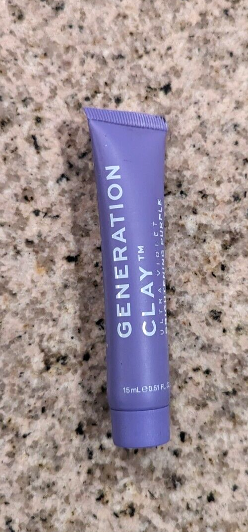 Brightening Purple Clay Mask by Generation Clay 15ml 0.51oz Sealed-image