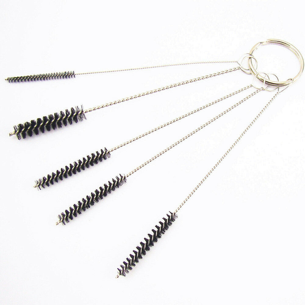 Motorcycle Carburetor Carbon Dirt Jet Remover Cleaning Needle Brush Tools Kit