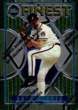 1995 Topps Finest #247 Brad Clontz Atlanta Braves