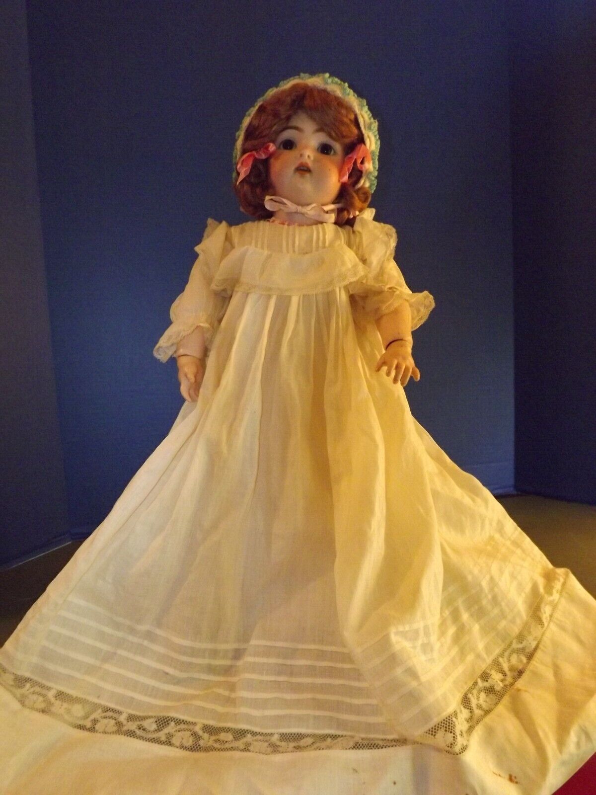 Antique 1890's K & R (Kammer & Reinhardt) German Bisque Doll-18" -Jointed/Sleepy