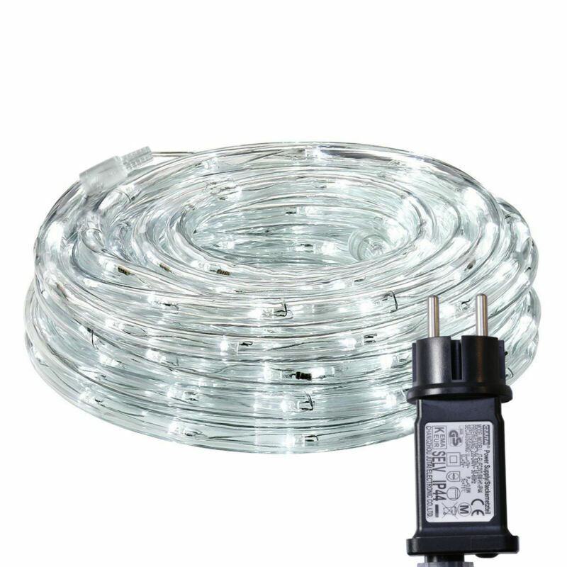 30m LED Lichtschlauch Lichterschlauch Garten Deko Außen Innen IP65