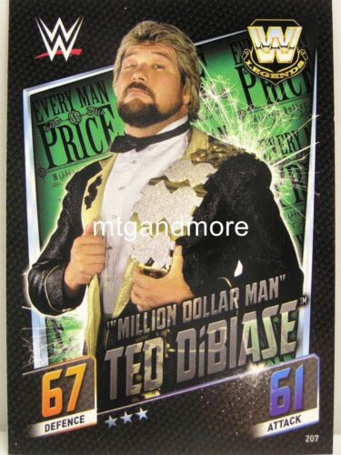 Slam Attax Then Now Forever - #207 "Million Dollar Man" Ted DiBiase - Afbeelding 1 van 1