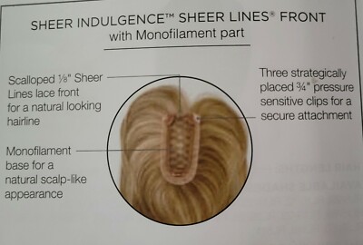 Synthetic Monofilament Clip-In Bang Hairpiece with Sheer Front SEGO Hair Toppers for Thinning Hair Bangs Clip in Real Human  main image 2