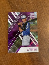 Jeffrey Diaz 2017 Panini Elite Aspirations Purple #172 Dominican Republic /200