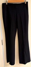 bebe Black Solid Dress Pants Women’s Regular Size 6 Straight Leg Zip