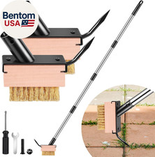 Crack Weeder Tool - Weed Puller Tool with 2 Heads and Scraping Hook, Paver Weedi