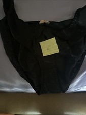 Vintage Satin Flutter Panties Size L/7