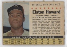 1961 Post Elston Howard (Perforated) #2 0n0