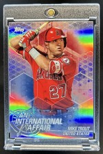 2018 Topps Chrome Update Mike Trout An International Affair #IA-MT Angels