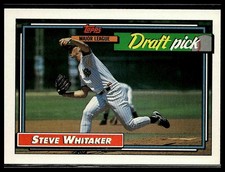 Steve Whitaker *ROOKIE CARD* (RC) 1992 Topps #369