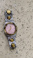 SWATCH Irony 1999 Stainless Steel  Gold Swiss Made Women Wristwatch 32MM