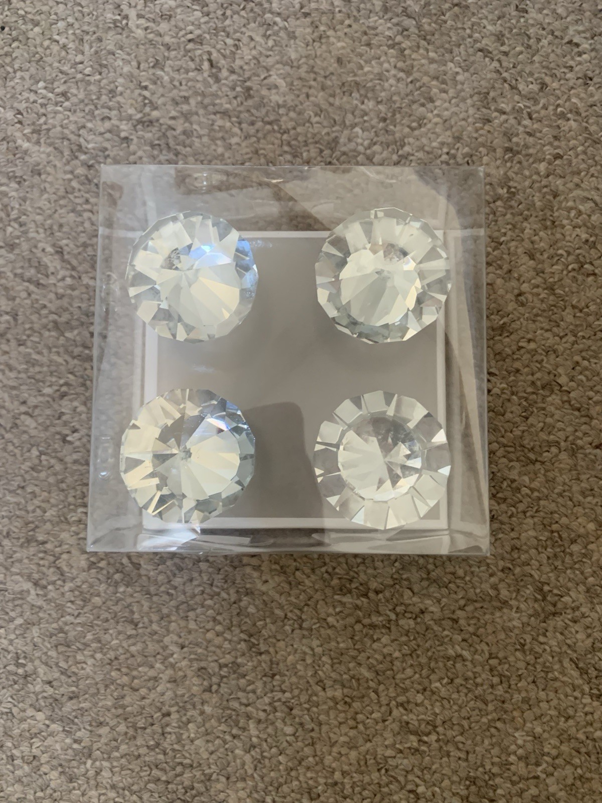 Crystal Type Drawer Knobs X 4