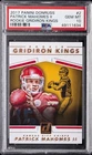 2017 PANINI DONRUSS RC GRIDIRON KINGS #2 PATRICK MAHOMES II ROOKIE RC PSA 10