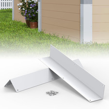 BJADE'S Aluminum Siding Corners Metal Corner Guards for Vinyl Siding,Outside Wee