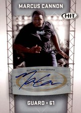 2011 SAGE HIT #A41 Marcus Cannon Autographs Silver