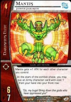 Mantis, Power Parasite - Justice League of America - Vs System