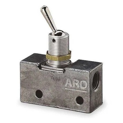 Aro 223-C Manual Air Control Valve, 3-Way, 1/8In Npt