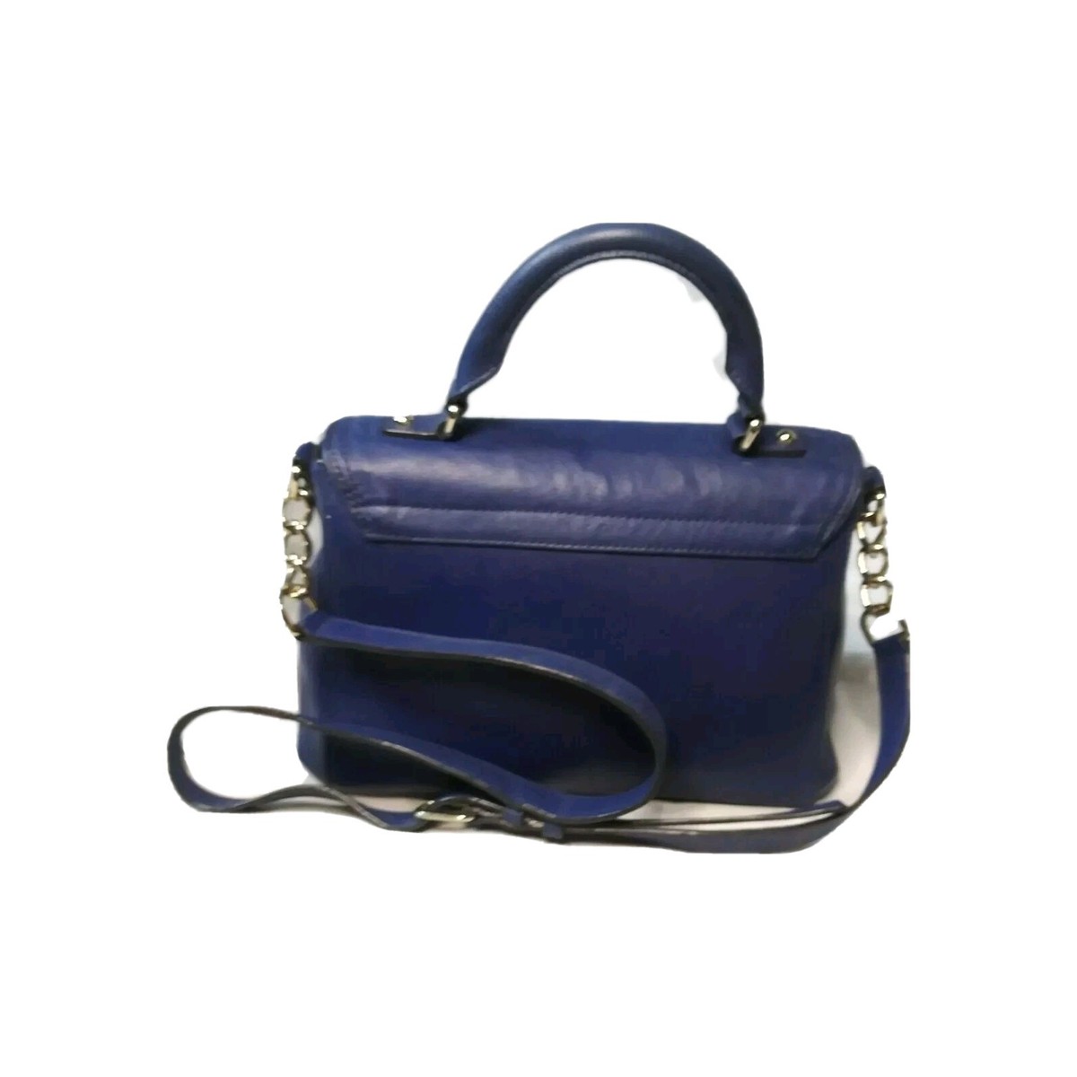 Kate Spade Tote Bag Irving place Little Madine Lapis Blue Leather  Retail $398 View 2