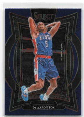 2024-25 Panini Select De'Aaron Fox Blue Concourse #3 San Antonio Spurs
