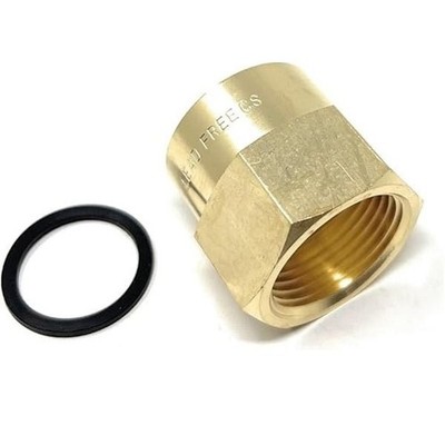 Cascada Showers 1/2'' G Female to 3/4'' NPT Female Brass Adapter Lead-Free