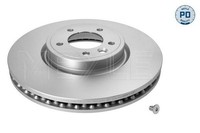 2X Bremsscheibe Vorne Meyle 53 83 521 0021 Pd FÜR Land Rover