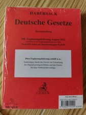 Habersack 190. Ergänzungslieferung August 20...