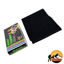 Perrini 8" 10" 11" 12" Black Waist Slimmer Back Support Belt Tummy Belt