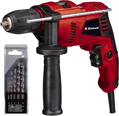 Einhell Schlag-Bohrmaschine (TE-ID 500 E) 550 W., Schnellspann-Bohrfutter, Griff