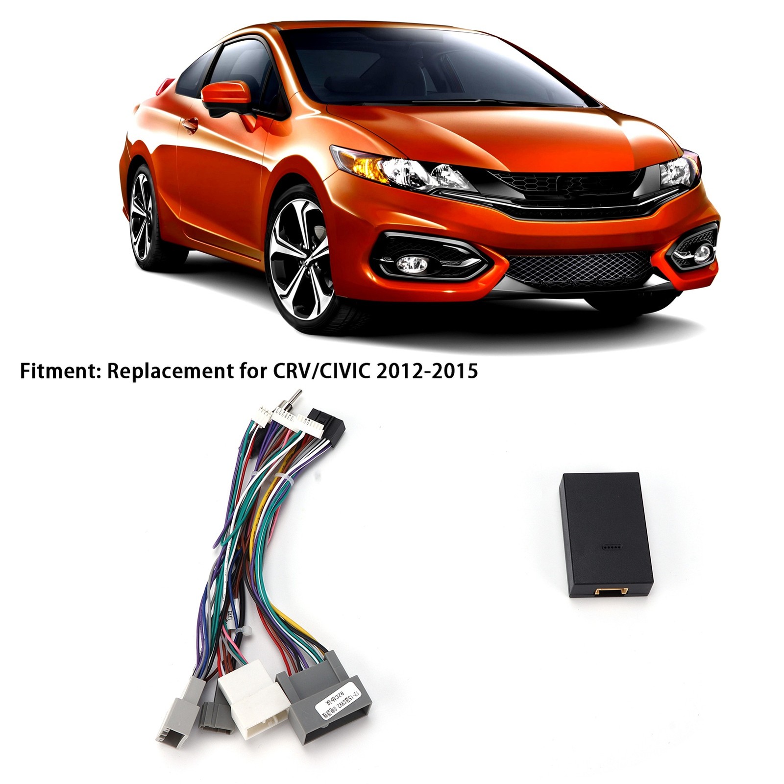 ❄ 16Pin Audio Wire Harness Adapter Power Cable & Canbus Box Part For CRV/