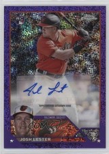 2023 Topps Chrome Update Purple Speckle Refractor /299 Josh Lester Auto 1n9x