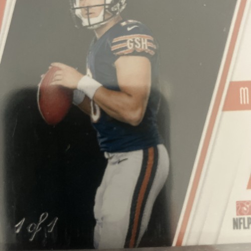 2017 Panini PHOENIX HOT ROOKIE MATERIALS #3 Mitch TRUBISKY (1/1!) BGS 9.5 RC! - Picture 5 of 5