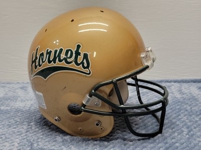 Vtg Schutt Gloss Gold Size Large Football Helmet With Face Mask