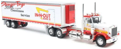 Iconic Replicas Peterbilt 359 Tractor & Trailer In-N-Out Burger 1:43