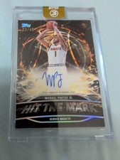 2026 Topps 3  Hit The Mark Michael Porter Jr.  Auto Denver Nuggets /49