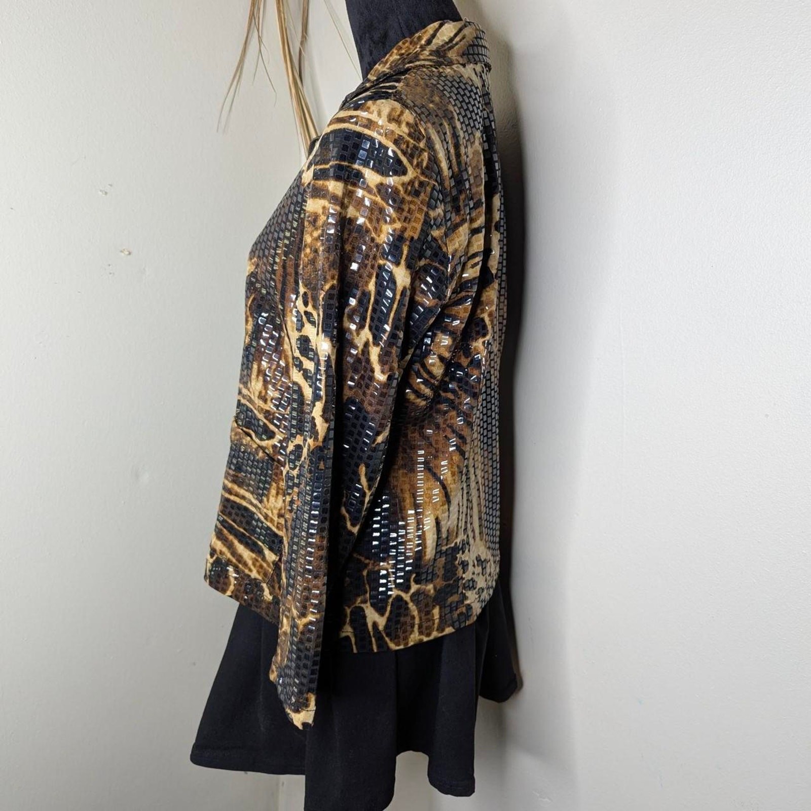 Leopard print Ruby Rd. jacket  size 8p - image 3