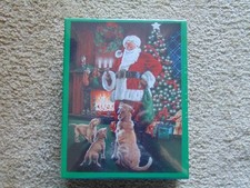 New Winter Themed Christmas Party Oversized Jigsaw Puzzle 500 Lg Piece NIB Dogs