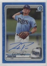 2020 Bowman Chrome Prospects Blue Refractor /150 Ford Proctor #CPA-FP Auto 8d4