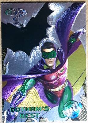 1995 Batman Forever Silver Flasher Card 91 GOTHAM'S BEST.