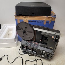 Wards 816 Dual 8 Cartridge Movie Film Projector with Original Box - FOR PARTS