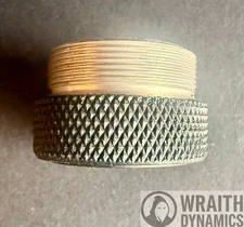 Threaded Adapter — 1.125-28 to 1/2x28 or 5/8x24   Anodized Aluminum for AEG/Sims